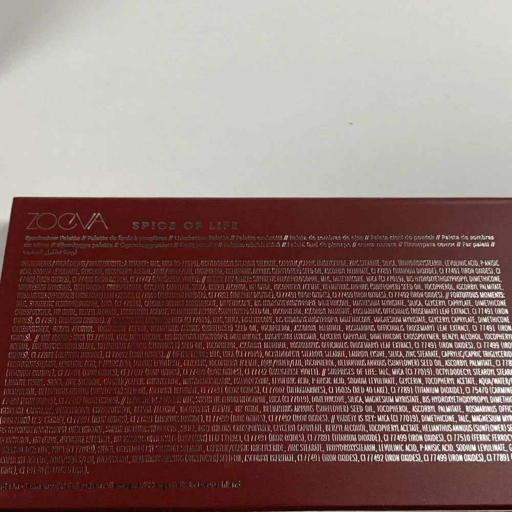Eyeshadow zoeva spice